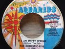THE DOMESTIC FIVE   It's An Empty World/Two Wrong People 45  Aquarius sweet soul