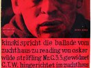 KLAUS KINSKI  SPRICHT OSCAR  WILDE - DIE  ZUCHTHAUSBALLADE ZU READING  + BONUS