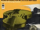 BACH Sonata & Partita 2 for Violin Solo SZERYNG Odeon O-80754 Green FREE SHIP WW