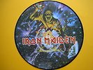 IRON MAIDEN PIECE OF MIND PICTURE DISC ORIGINAL WHIT STICKERS MADE IN USA
