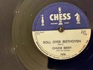 SHELLAC 78 Chuck Berry CHESS Roll Over Beethoven Drifting Heart 1626