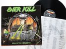OVERKILL - Under the Influence LP 1988 , Megaforce *used