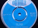 ORIOLE '57 - Lewis Lymon & the Teenchords - TOO YOUNG / YOUR LAST CHANCE