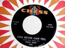CHUCK BERRY YOU NEVER CAN TELL VG++ CHESS 1906 BREANDA LEE  R&B 45