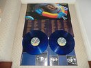 ELO OUT OF THE BLUE 1977 UK 2LP BLUE VINYL NEAR MINT WITH POSTER