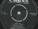 HOLD ON /I'M SO GLAD I'M THE LOSER - THE RADIANTS - UK CHESS