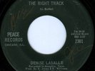 DENISE LaSALLE The Right Track NORTHERN SOUL 45 on PEACE VG+