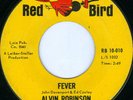 ALVIN ROBINSON Fever R&B POPCORN 45 on RED BIRD VG++