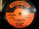 THE JIVE FIVE 78rpm MY TRUE STORY - Beltone label ROCK ROLL RARE 1961