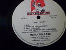 MERCYFUL FATE. Melissa. Vinyl LP 1983 orig
