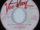 Doo Wop 45 SPANIELS You Gave Me Peace of Mind VEE-JAY HEAR