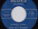 Blues 45 JUKE BOY BONNER Boone's Farm BLUES UNLIMITED HEAR