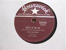 THE CRICKETS BUDDY HOLLY That'll Be The Day 78 RPM 1957