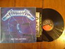 METALLICA - Ride the Lightning LP - Original Elektra - Hair Metal Glam Rock 80s