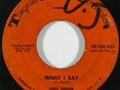 R&B 45 LOUIS JORDAN What I Say/Old Age on Tangerine