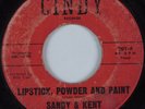 Teen Rocker 45 SANDY & KENT Lipstick, Powder & Paint CINDY HEAR