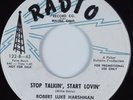 Rockabilly 45 ROBERT LUKE HARSHMAN Stop Talkin' Start Lovin' RADIO HEAR
