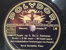 78rpmPOLYDOR 67246 CHOPIN OP. 57 / OP.9 NO.2 RAOUL KOCSZALSKI