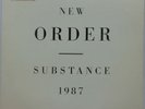 NEW ORDER: Substance 1987 PROMO embossed ORIG qwest VINYL LP joy division NM