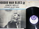 JUNIOR WELLS' CHICAGO BLUES BAND HOODOO MAN BLUES DELMARK PA-3014 Japan Vinyl LP