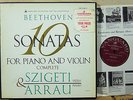 Vanguard VRS-1109/12 BEETHOVEN 10 VIOLIN SONATAS Szigeti Arrau 4LP VG++