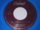 The Beatles: While My Guitar Gently Weeps / Blackbird 45 - Blue Vinyl