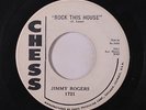 JIMMY ROGERS: Rock This House / My Last Meal 45 (dj, clean VG) rare Blues & R&B