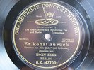 78rpm ROXY KING sings HALEVY - TOP RARE G&T BERLIN 1905