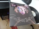 STYX CRYSTAL BALL 1976 MINT IN SHRINK WITH CRYSTAL BALL STICKER