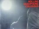 STATESIDE MONO SL 10116 *BLACK/GREEN/SILVER *SONNY ROLLINS* SAXOPHONE COLOSSUS *