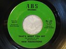 NEW FIGURATIONS 45 That's What You Get ABS rare New Orleans 70's crossover soul