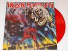 Iron Maiden The Number Of The Beast Red Colored Vinyl 100cop Rare NM/NM Hallowed