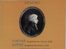 Wolfgang Amadeus Mozart 'Haffner' And 'Jupiter' S... UK vinyl LP  record