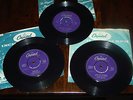 GENE VINCENT....3X ORIG UK 45s,,,,WHOS PUSHIN YOUR SWING+WILD CAT+RIGHT NOW