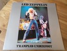 Led Zeppelin 2x LP Trampled underfoot Clear vinyl Orig 1990 tsp LOOKS UNPLAYED