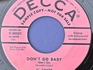 AL COKER 45 Don't  Go Baby DECCA 30053  ORIGINAL 1956 Rockabilly VG PROMO