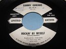 SAMMY GOWANS KILLER ROCKABILLY 45 UA PROMO RECORD  ROCKIN BY MYSELF KISSIN
