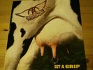 Aerosmith Get a Grip 1993 GEF24444 UK 2LP Double Vinyl Steven Tyler Joe Perry