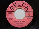 ORIGINAL BUDDY HOLLY PROMO 45,DECCA 9-30650,TING-A-LING/GIRL ON MY MIND