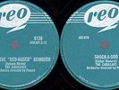 The Cadillacs Rock'n Roll 78 RPM record Rudolph The Red-Nosed Reindeer
