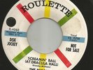 HALLOWEEN DOOWOP- DUPONTS- SCREAMIN BALL AT DRACULA --HEAR BOTH-1958 DJ ROULETTE