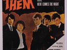THEM: Gloria / Here Comes The Night +2 45 (Mexico, EP w/ PC hardcover, light st