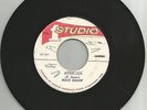 ZOOT SIMMS / AFRICAN / SOUL DEFENDERS / POPCORN REGGAE / 7'' / EX