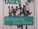 TAGES: I'm Going Out / Fuzzy Patterns 45 (Sweden, M- PS, centre missing disc cl