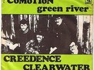 CREEDENCE CLEARWATER REVIVAL - COMMOTION / GREEN RIVER - DENMARK - SINGLE