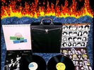 Lp Carry Case Vinyl Storage Box + Beatles & Rolling Stones Albums Set EX-NM Lot