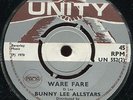 John Holt - Walking Along / Bunny Lee Allstars - Ware Fare UK Unity 7