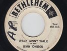 R&B 45 - Lenny Johnson - Walk Ginny Walk - Bethlehem - mp3