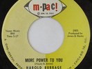 HAROLD BURRAGE: More Power To You / A Long Way Together 45 Soul
