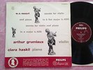 PHILIPS Minigroove A 00338 L, MOZART: Sonatas violin+ piano GRUMIAUX, HASKIL, NM